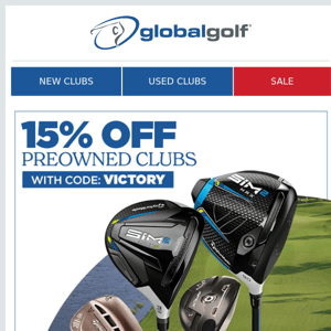 Don't Miss 15% PreOwned Clubs & More