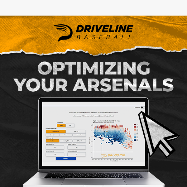 Optimize your pitchers' arsenals with The Blob