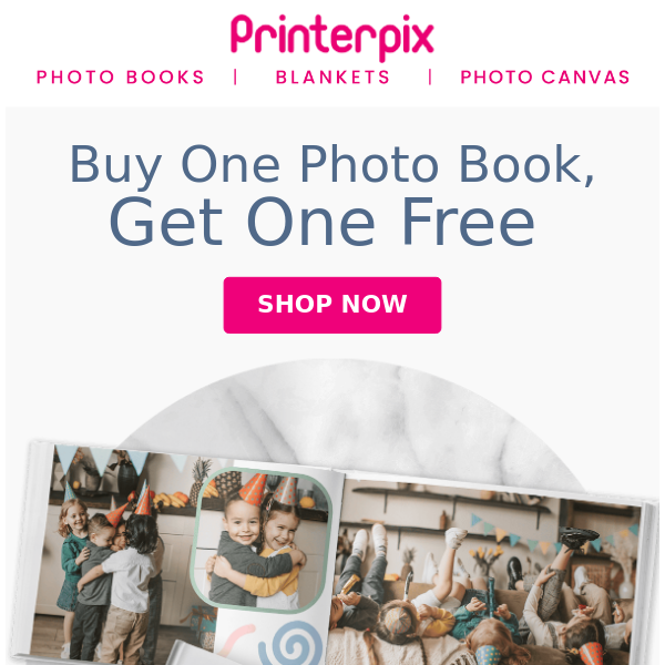 1 Day Only 💥 BOGO: Photo Books 💥 