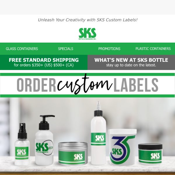 🎨Unleash Your Creativity with SKS Custom Labels - Get Noticed in Style!