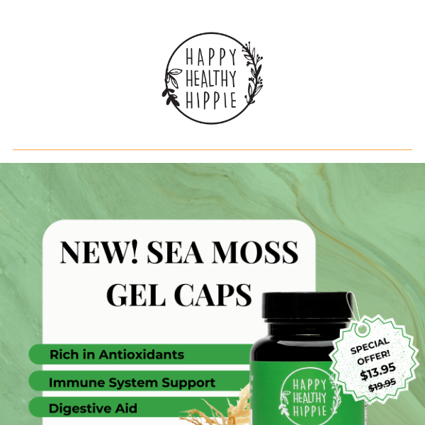 Introducing our NEW Sea Moss Gel Caps! 🌱