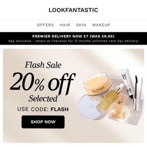 Bank Holiday Weekend-Ready? 20% Off Beauty Essentials!