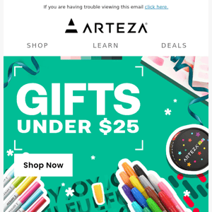 On a Budget? Gifts under $25