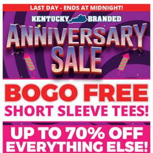 Ends TODAY! - BOGO Free Items & More!