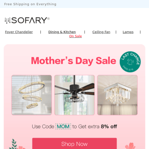 ⏰Up to 50% off | Limited time, Big saving on Mother's Day sale!