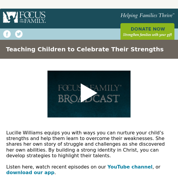 Teaching Children to Celebrate Their Strengths