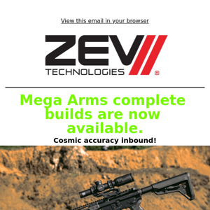 Complete Mega Arms Rifle builds are available now!