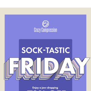 ⚡Flash Sale Alert: 70% OFF Crazy Compression Socks!