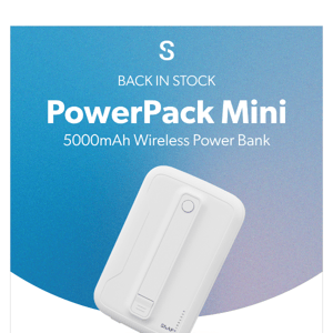 PowerPack Mini is back in stock ⚡️