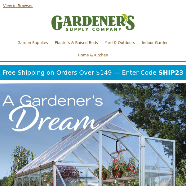 Maximize Your Growing with a Greenhouse! - Gardener's Supply