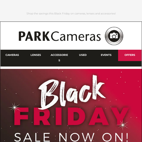 Your roundup of the best Black Friday offers from Park Cameras 📸