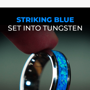 Striking Blue Ring Design