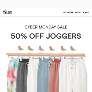 Cyber Monday Sale | 50% OFF JOGGERS