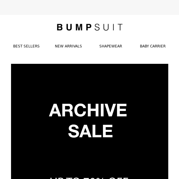 Ending Soon: Archive Sale 🖤