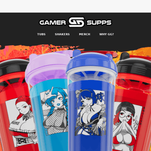 Waifu Cup S5.3 Oki 💪 - a STRONG new pick for your Waifu Cup Collection.  Shaker, Shirt, and Gym Bag now available! #GG #energy #waifu…
