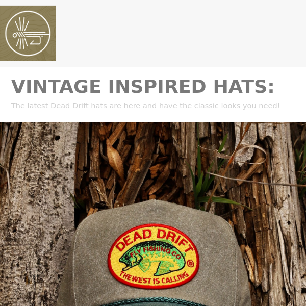 Retro Fishing Hats That Will Never Go Out Of Style!🔥 - Dead Drift