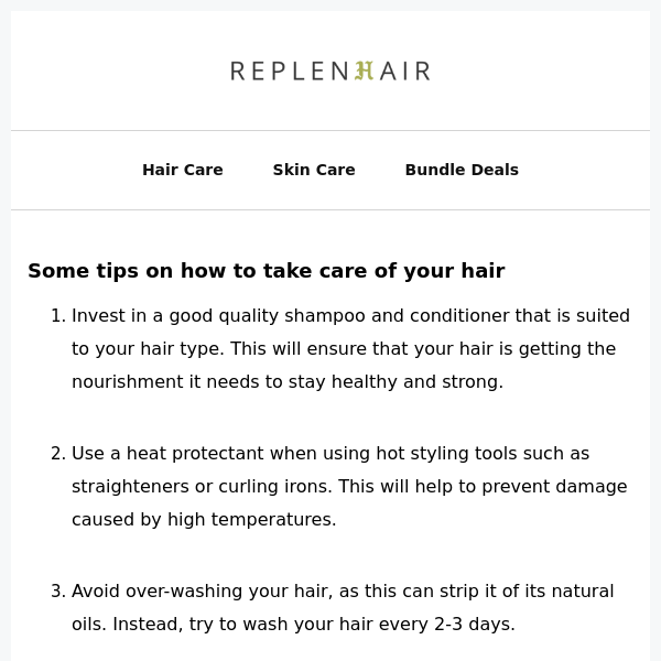 Weekend Hair Care Tips ❤️