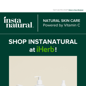 Want to save 25% 🍊Shop InstaNatural at iHerb!