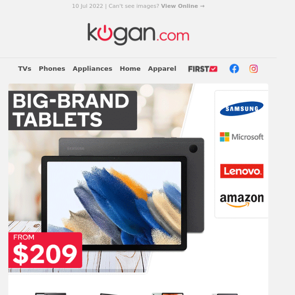 Pick up a New Tablet from $209 | Samsung Galaxy Tabs, Microsoft Surface Pro & More