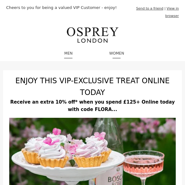 This VIP exclusive offer is just for you!🍸