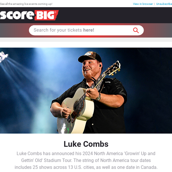 Luke Combs / Bob Dylan / Lauryn Hill / Pentatonix / And More!