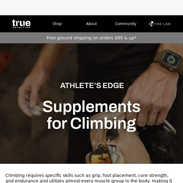 Athlete's Edge: Supplements for Climbing 🧗‍♀️