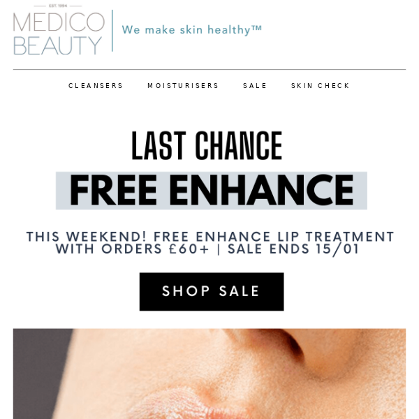 Ends Tonight: Free Enhance Lip Treatment!