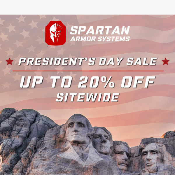 Let's honor our past presidents with 20% off sitewide! Limited Time Only!