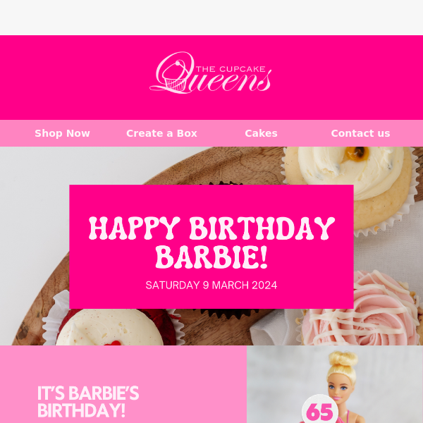 Happy 65th Birthday Barbie!!