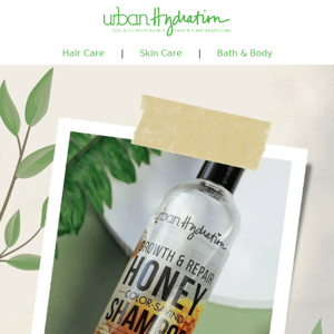 Hi Urban Hydration! Deeply Heal & Repair Damaged Hair Today!!