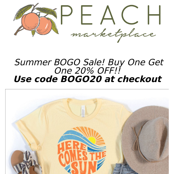 Summer BOGO Sale ❤️ Buy One Get One 20% OFF