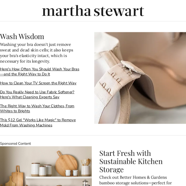 How Often Should You Be Washing Your Bras? - Martha Stewart