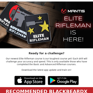 MantisX New Elite Rifleman Course