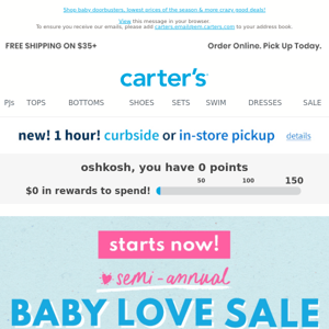 IT’S HERE! Shop our Semi-annual Baby Love Sale now 💗💙