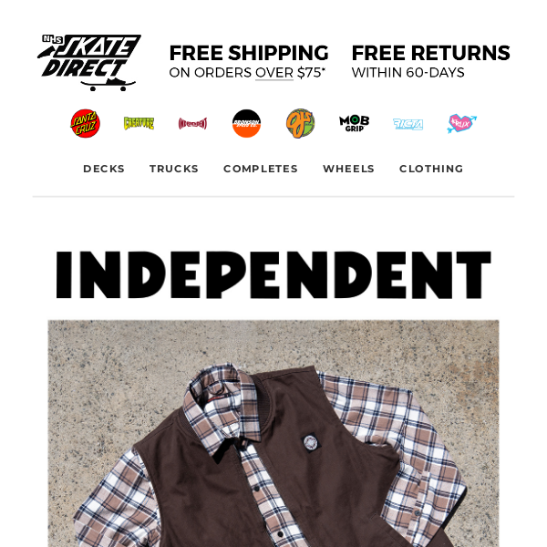 New Independent Apparel OUT NOW!