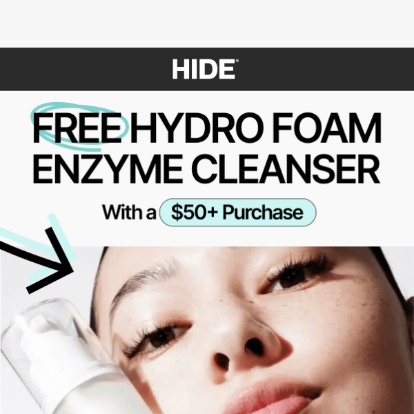 Open for a FREE Full-Size Enzyme Cleanser 🎁