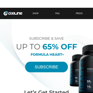 Save up to 65% OFF Heart+ Supplements