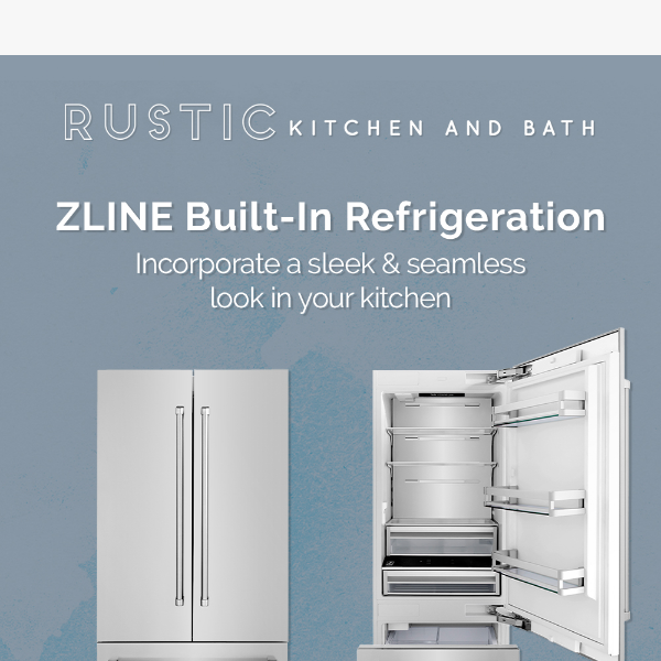 🧊 Now available - Built-in Refrigeration