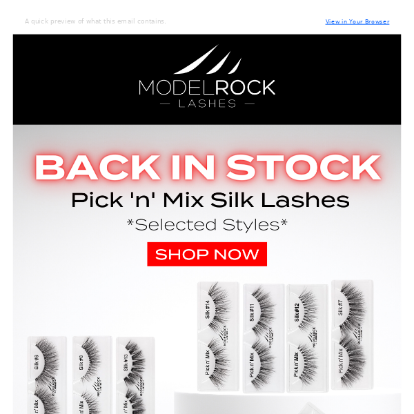 💅 BACK IN STOCK! SILK LASHES AVAILABLE NOW 💅