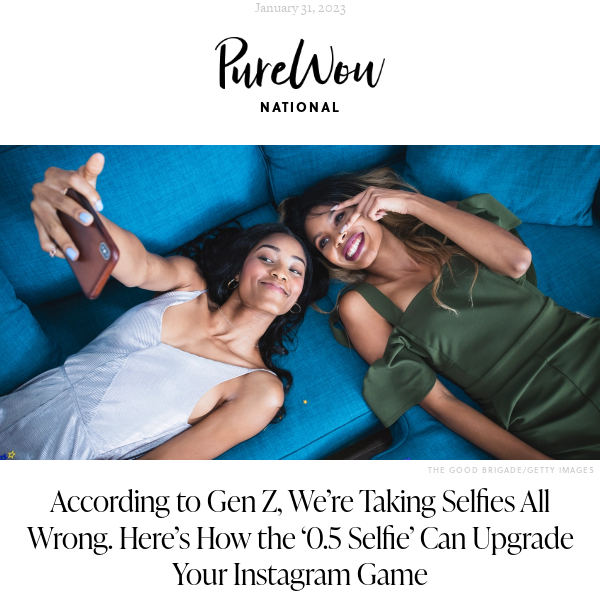 According to Gen Z, we're taking selfies wrong