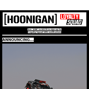 Announcing Hoonigan Motorsports