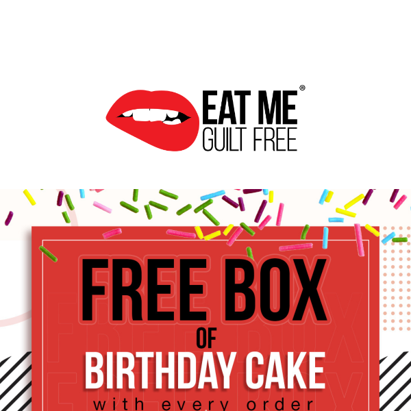 Want a FREE box of Birthday Cake? 😋🥳🎉🍰