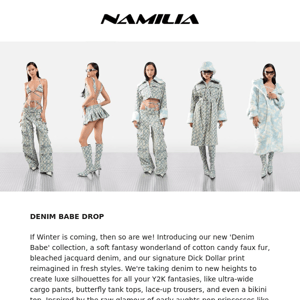 Namilia Dick Dollar Print Cut Out Thong Pants