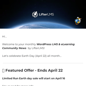 Stay in the loop: LifterLMS's [Monthly] Newsletter...