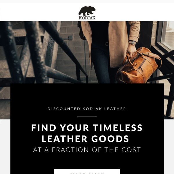 Discounted Kodiak Leather...
