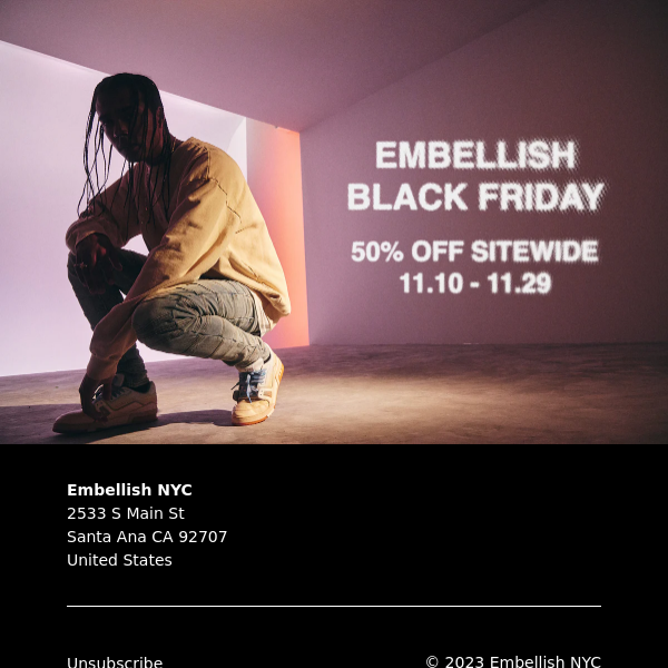 SHOP EARLY - Black Friday Sale Live