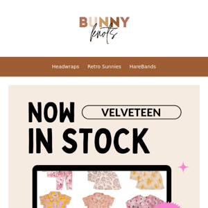 In-stock Velveteen IS HERE