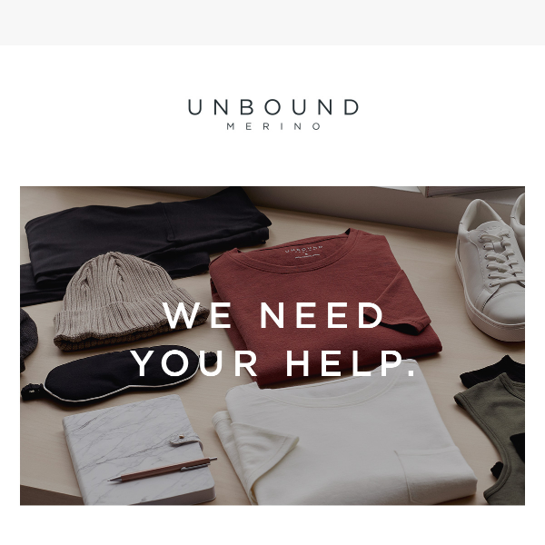 Unbound Merino, we need your help.