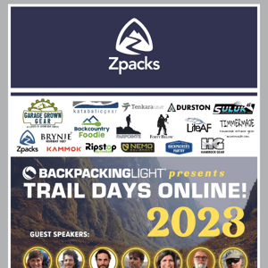 Trail Days Online - Get Ticktets!