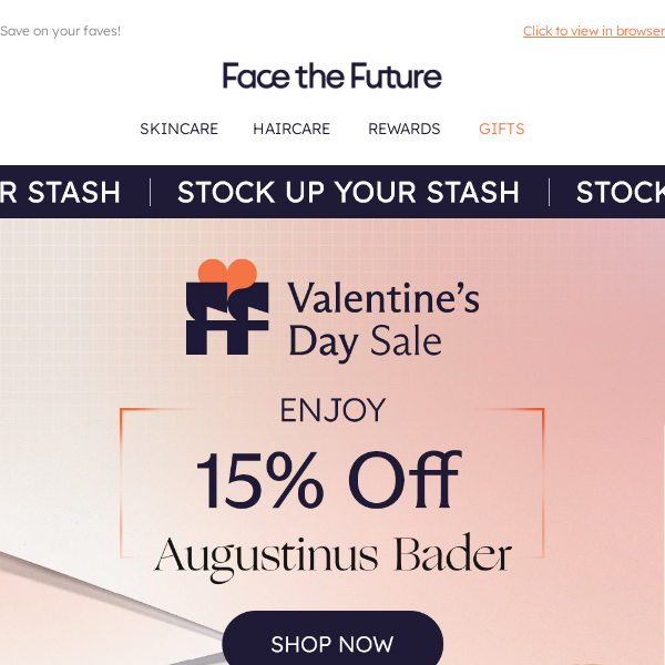 Love Augustinus Bader? Here's 15% Off, Face the Future!
